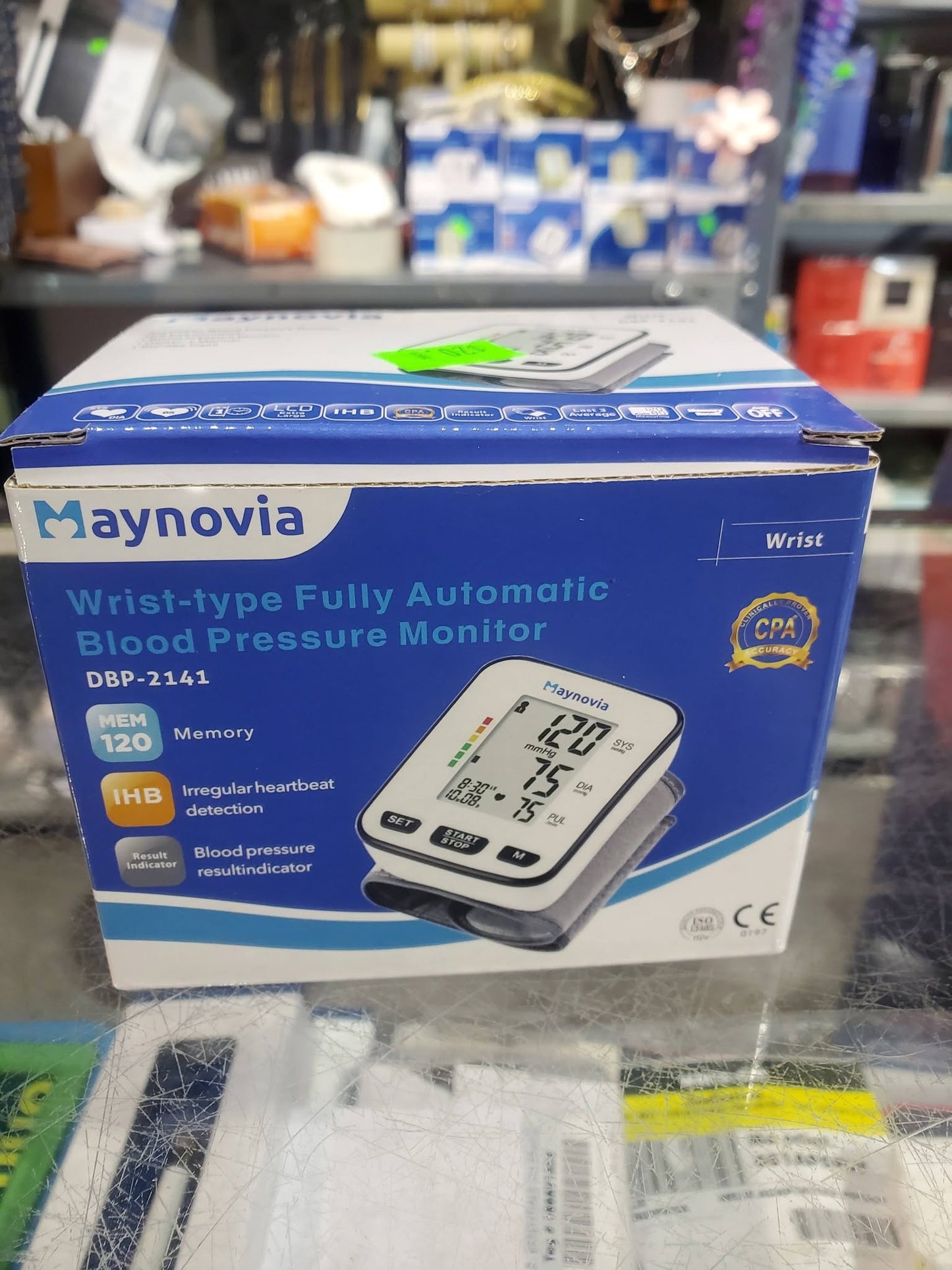 Maynovia Wrist‑Type Fully Automatic Blood Pressure Monitor