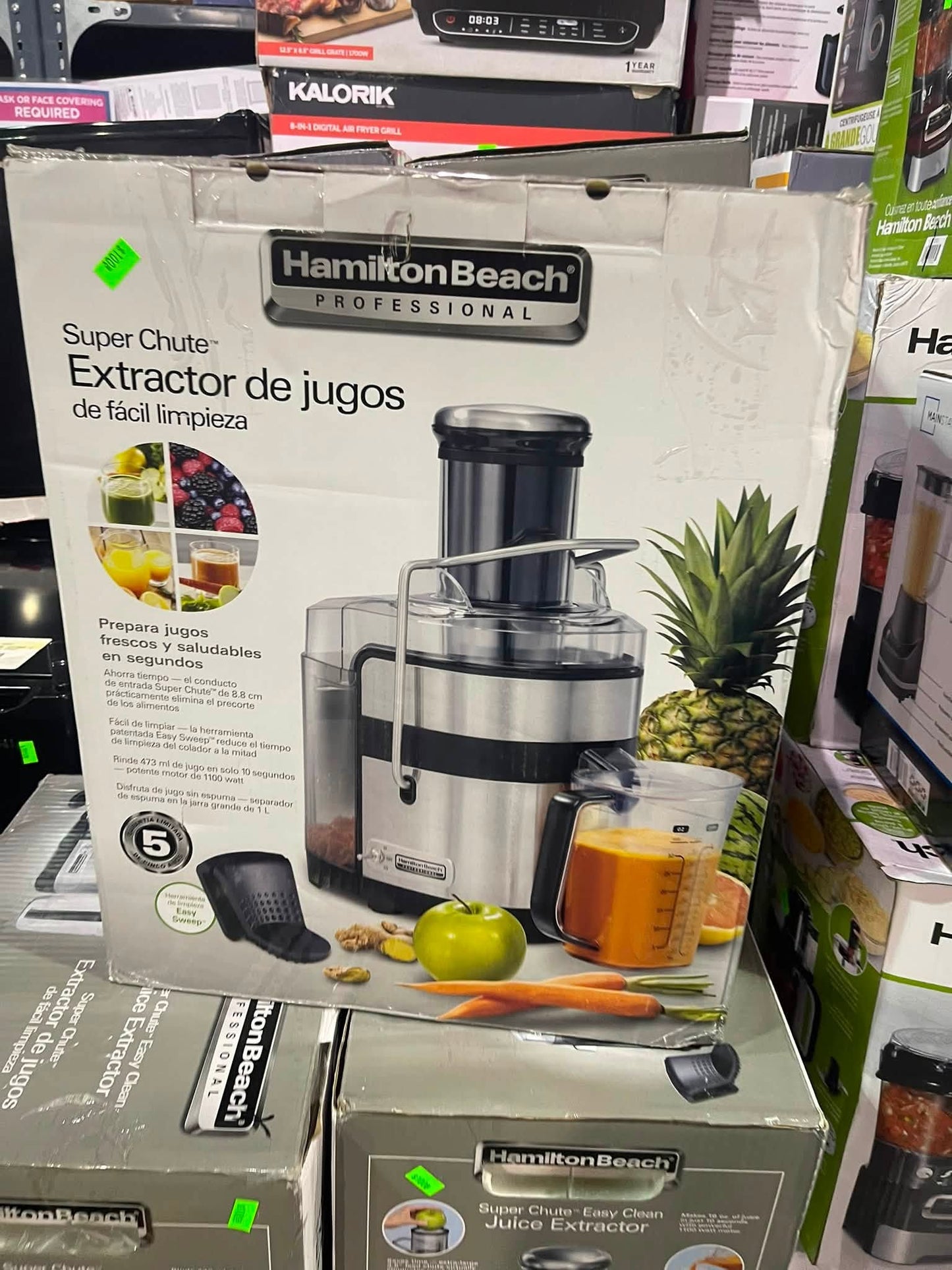 Hamilton Beach Professional Super Chute Easy Clean Juice Extractor,
