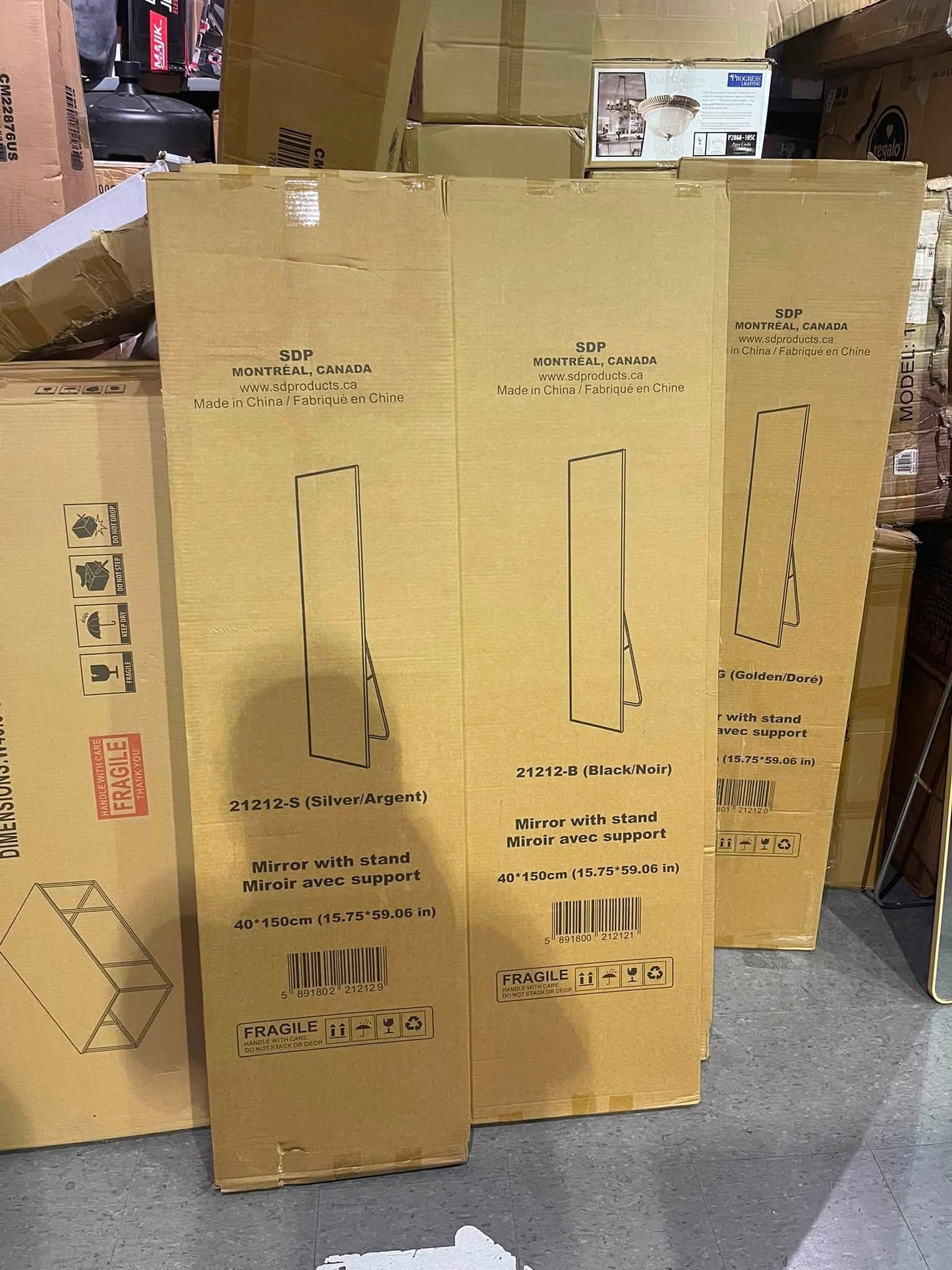 Whole‑Body Stand Mirror – Full Length