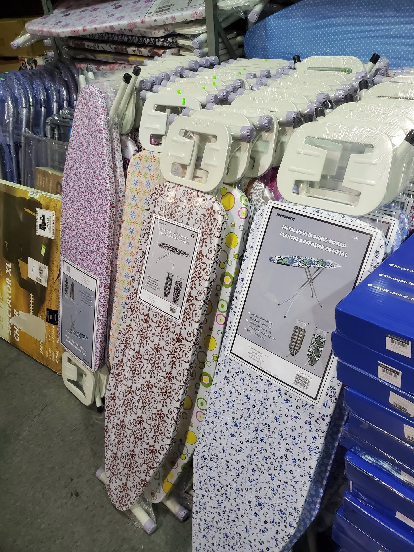 Full Size Premium Ironing Board – 4‐Layer Cushion + Height Adjustments
