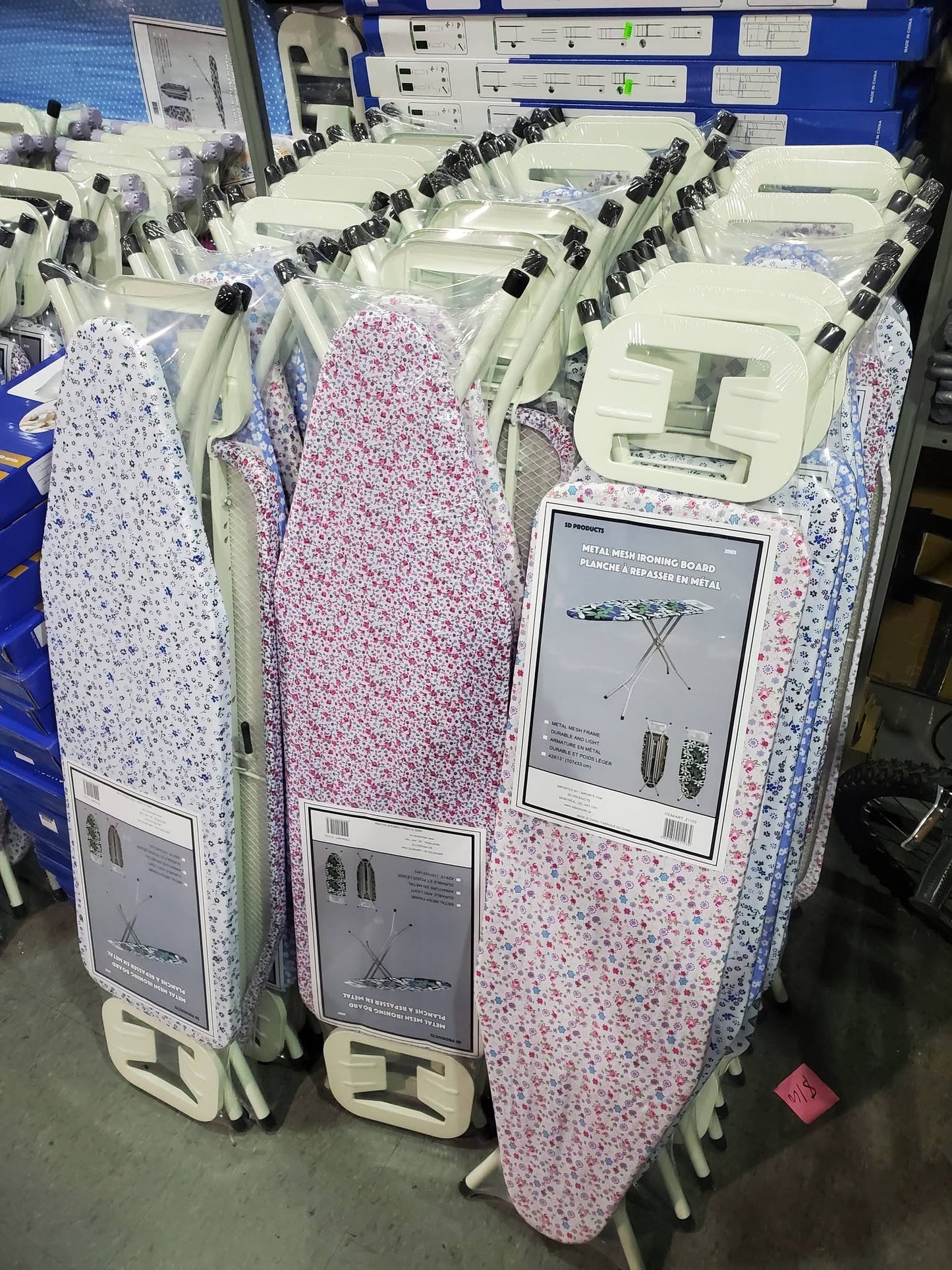 Full Size Premium Ironing Board – 4‐Layer Cushion + Height Adjustments