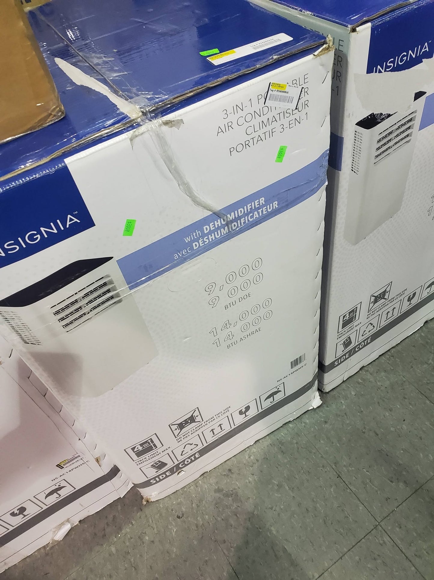 Insignia Portable Air Conditioner – 14,000 BTU (400 sq ft Coverage)