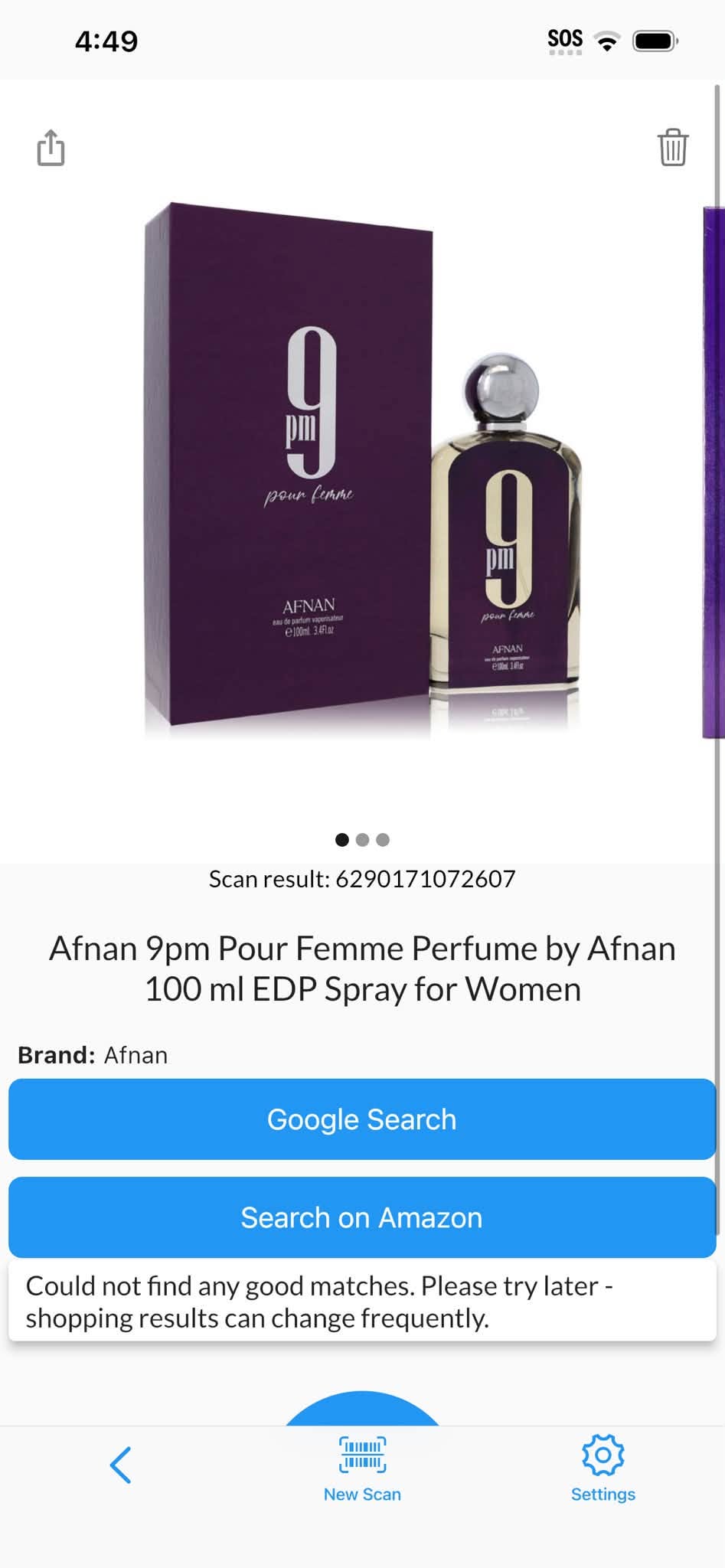 Afnan 9 PM Pour Femme – Eau de Parfum 3.4 oz