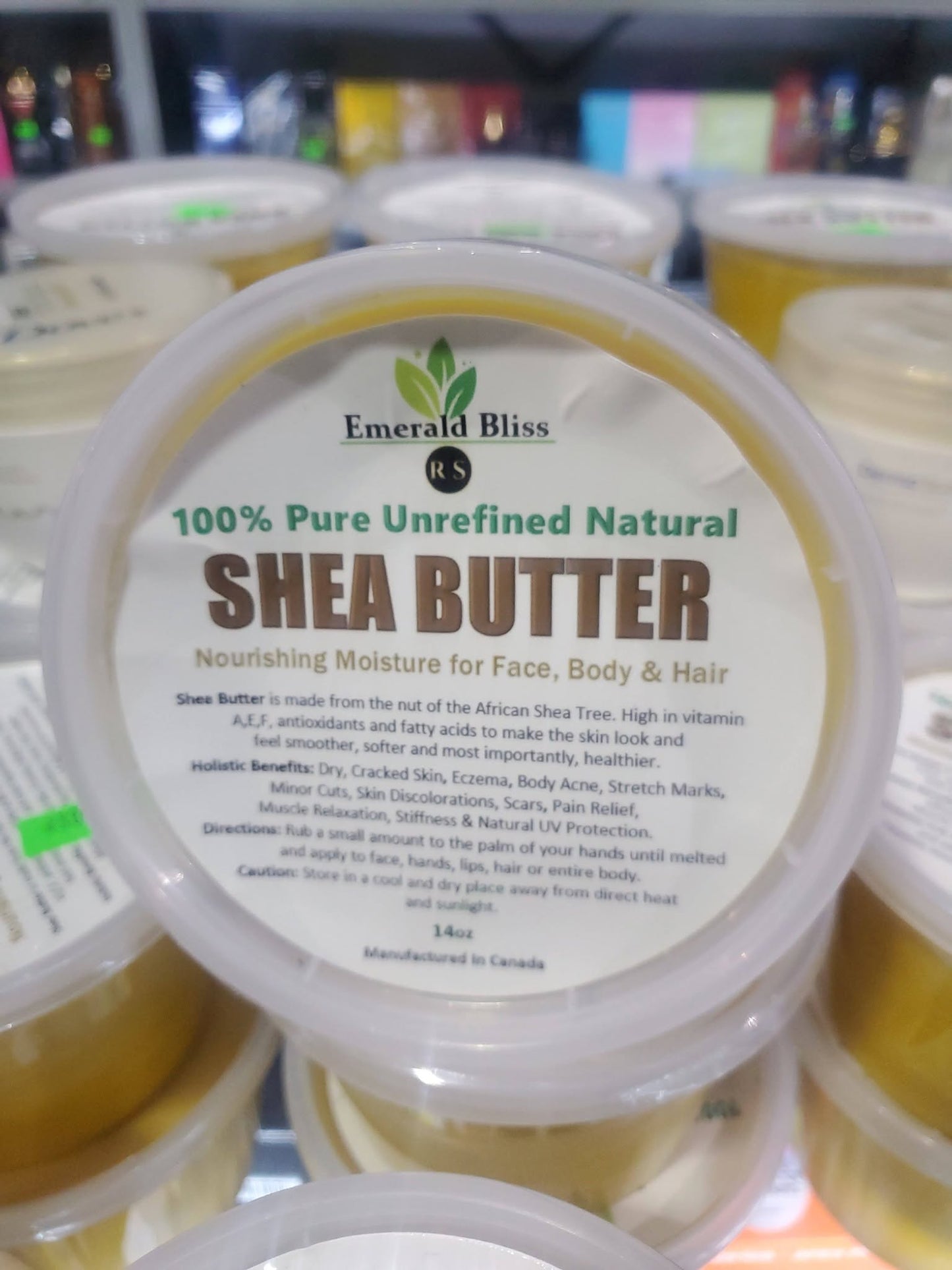 Emerald Bliss – 100% Pure Unrefined Natural Shea Butter