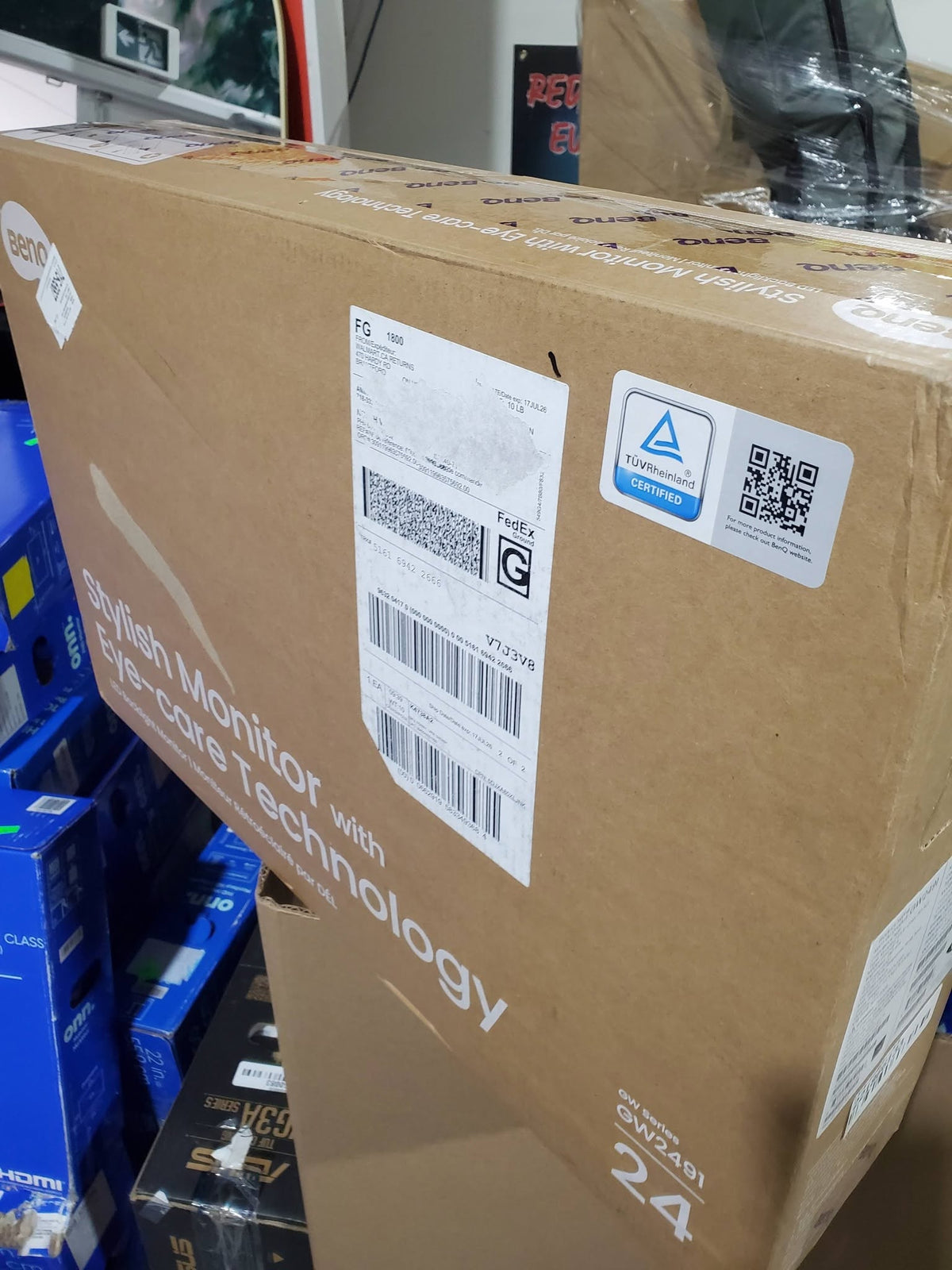 BenQ GW2491 – 23.8" 1080p FHD 100Hz IPS Eye‑Care Monitor