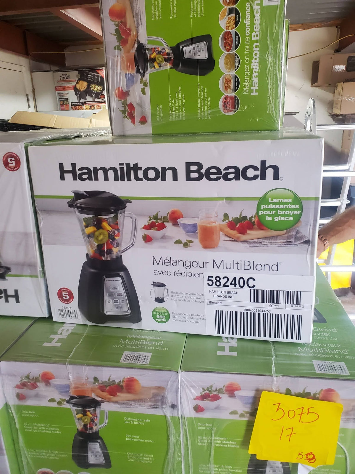 Hamilton Beach MultiBlend Blender – Glass Jar
