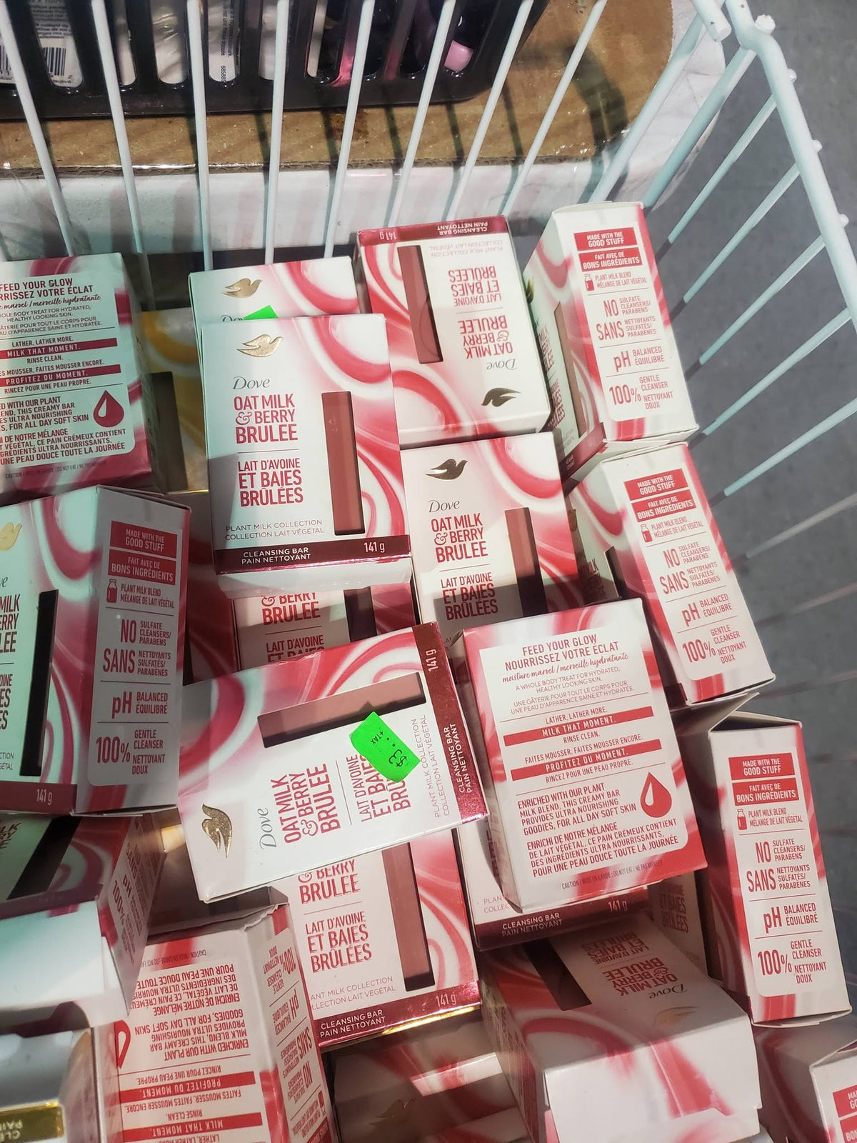 🧼🍓 Dove Plant Milk Cleansing Bar Soaps – 141g