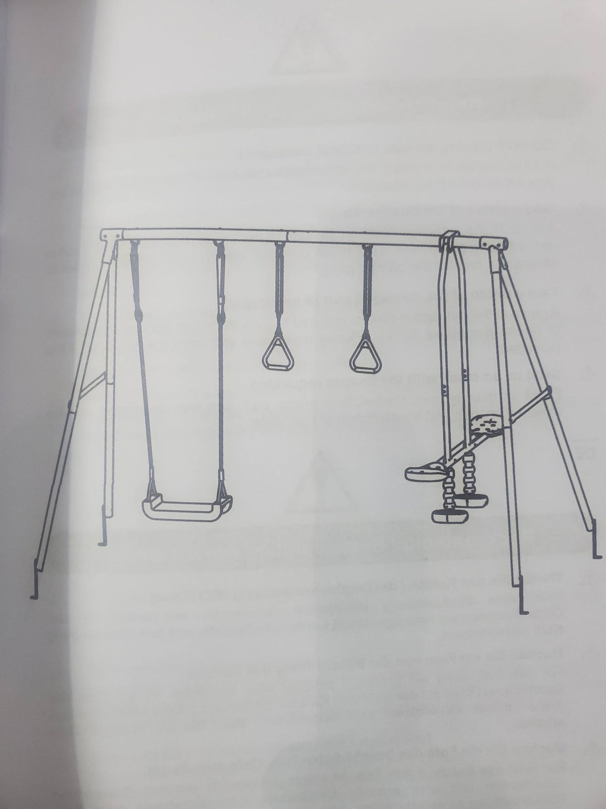 🏞️🎉 3‑in‑1 Outdoor Swing Set for Kids (Ages 3–10) – BRAND NEW!