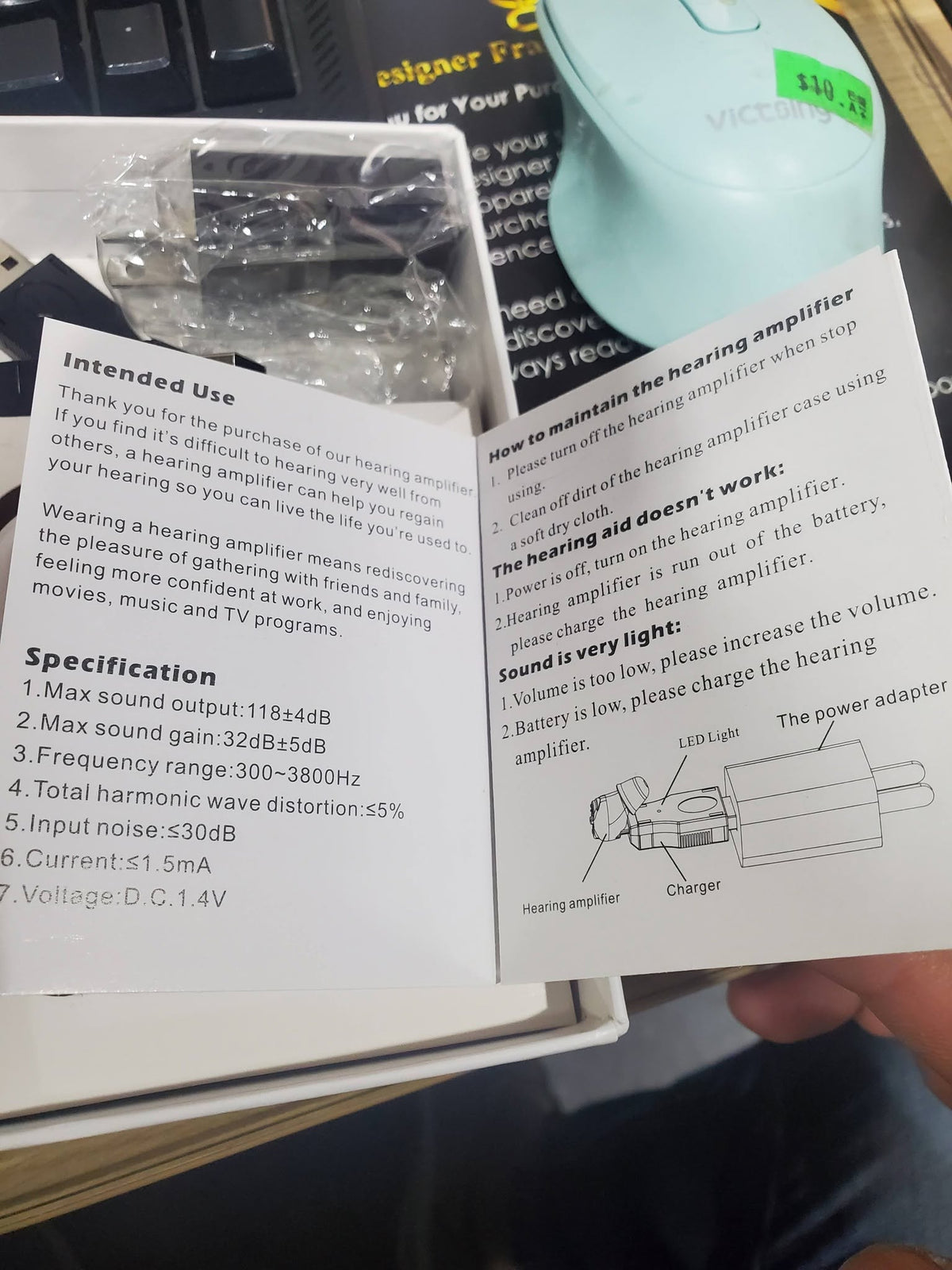 Better Sound Better Life – Hearing Amplifier – BRAND NEW (Open Box)
