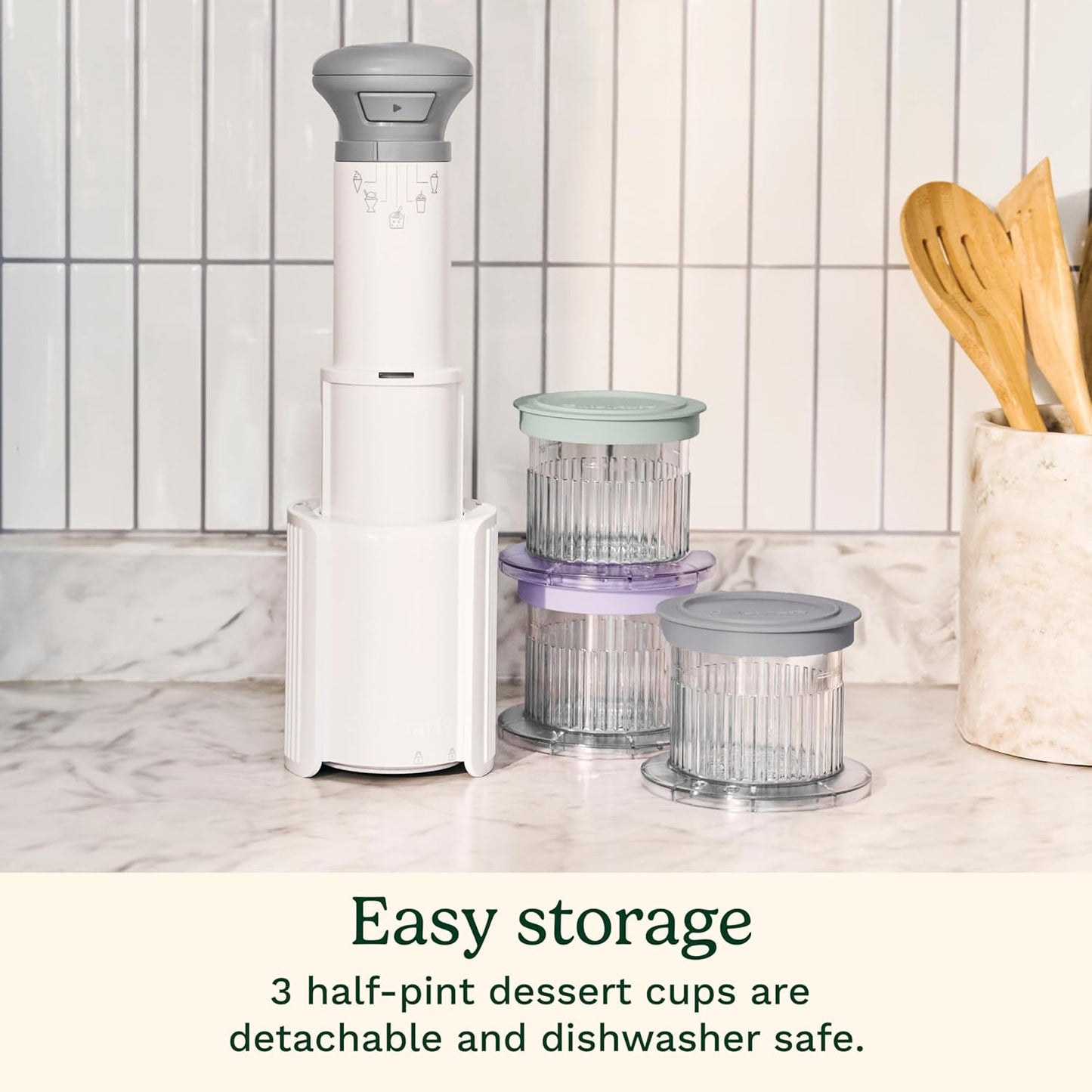 Cuisinart FastFreeze 5-in-1 Ice Cream Maker, Sorbet, Milkshakes, Slushies and Mix-in Frozen Dessert