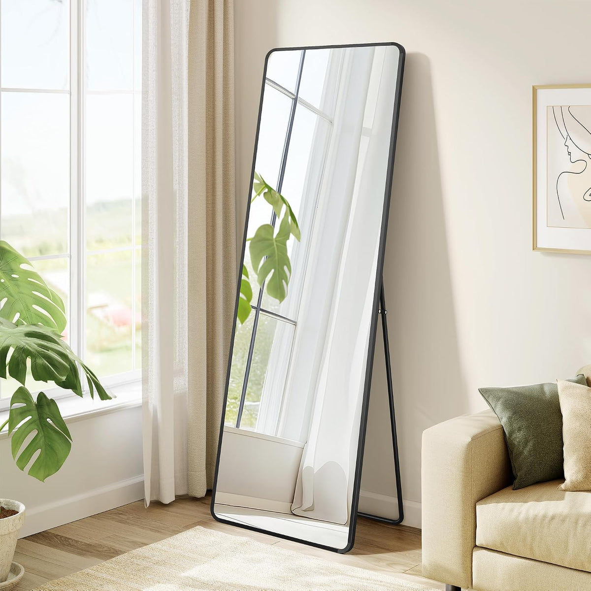 FULL-LENGTH MIRROR – INK BLACK