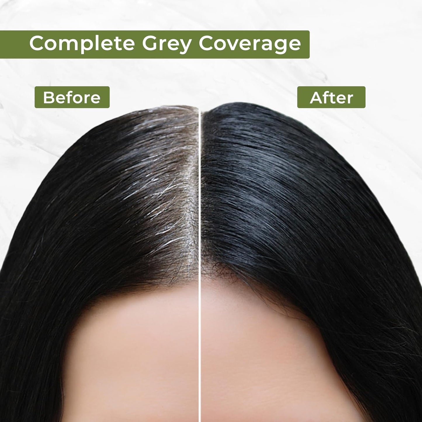 Indus Valley Natural Organic Damage Free Permanent Gel Hair Color, Ammonia Free, Vegan, Cruelty Free, Up to 100% Gray Coverage |Doctor Recommended| Bio Natural Certified (Black 1.0)