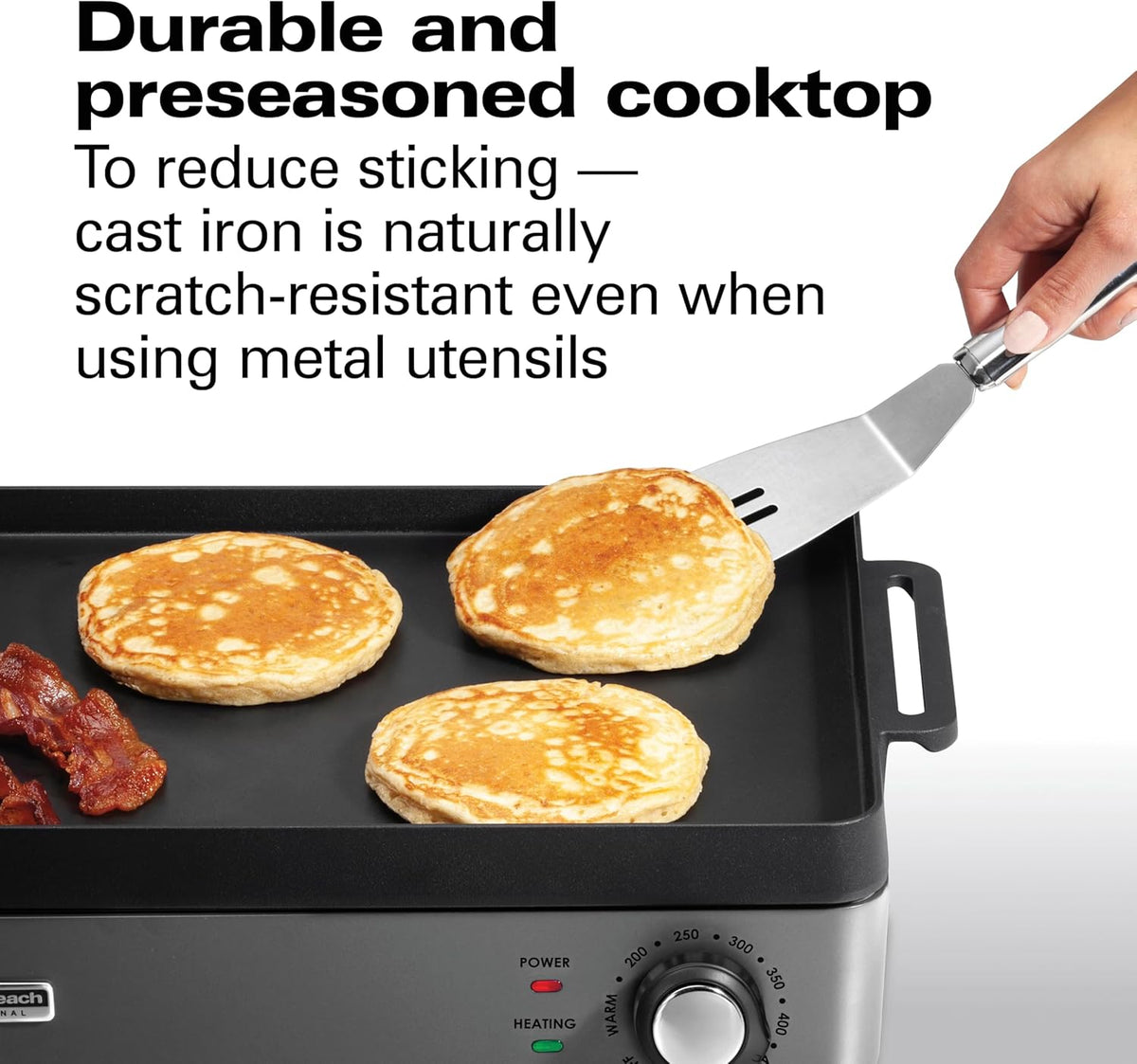 Hamilton Beach Professional Cast Iron Electric Grill