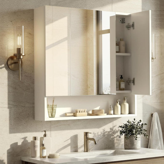 Collection - Medicine Cabinet Mirror, Bathroom Wall Mirror Cabinet with Storage