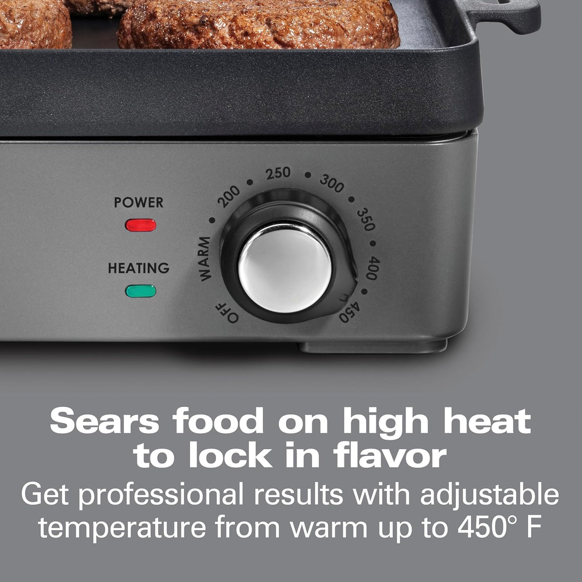 Hamilton Beach Professional Cast Iron Electric Grill