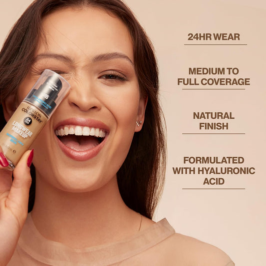 Revlon Liquid Foundation, ColorStay Face Makeup for Normal and Dry Skin,