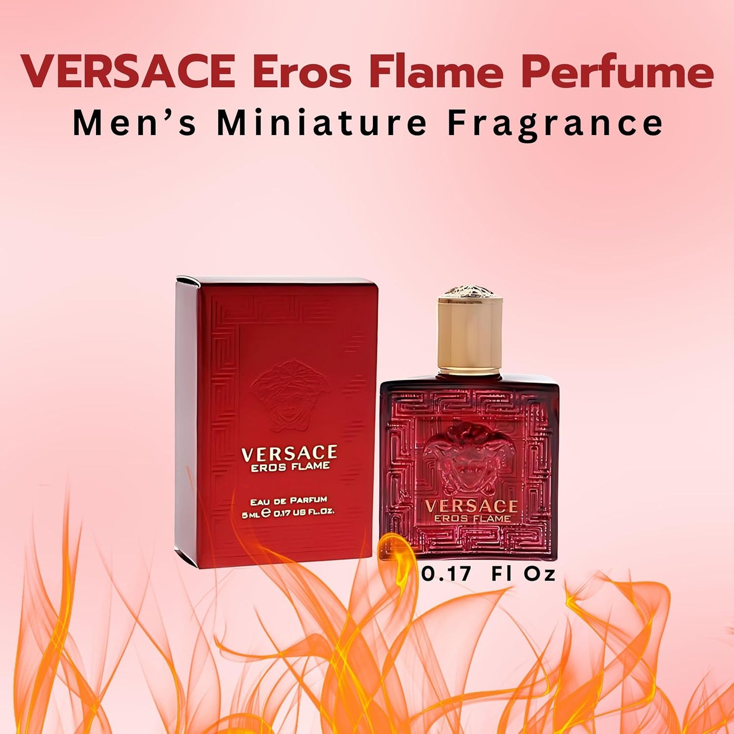 Versace Eros Flame – Eau de Parfum 1.7 oz (Men