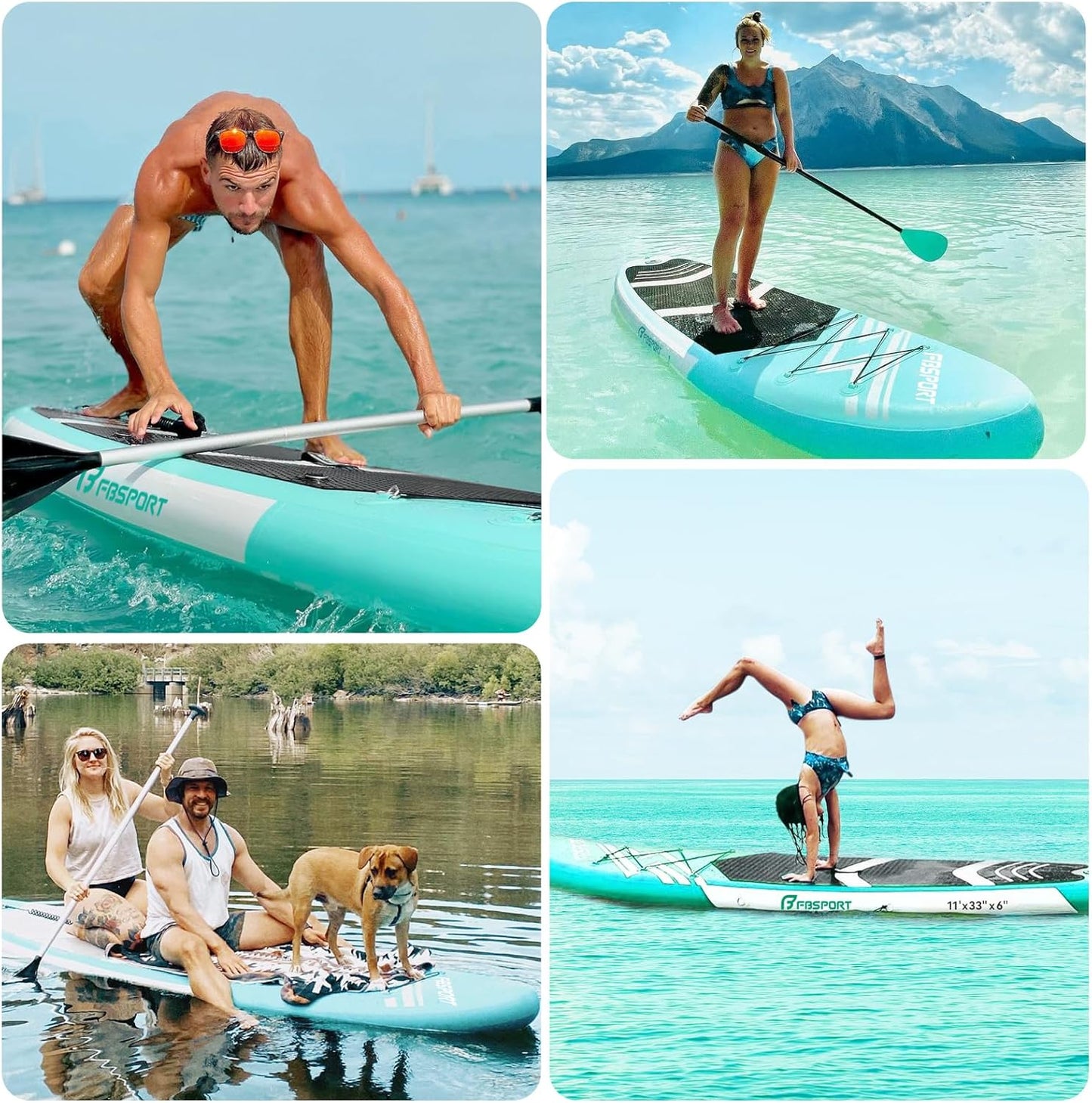 Inflatable Stand Up Paddle Board Inflatable(6 inches Thick