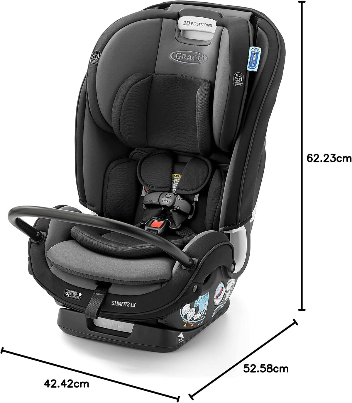 GRACO SLIMFIT3 LX 3-IN-1 CAR SEAT – GOTHAM!