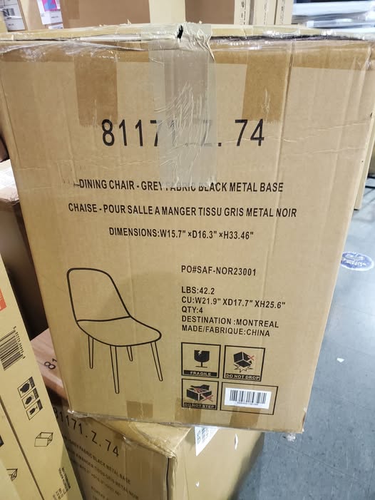JAX DINING CHAIRS – 4-PIECE SET