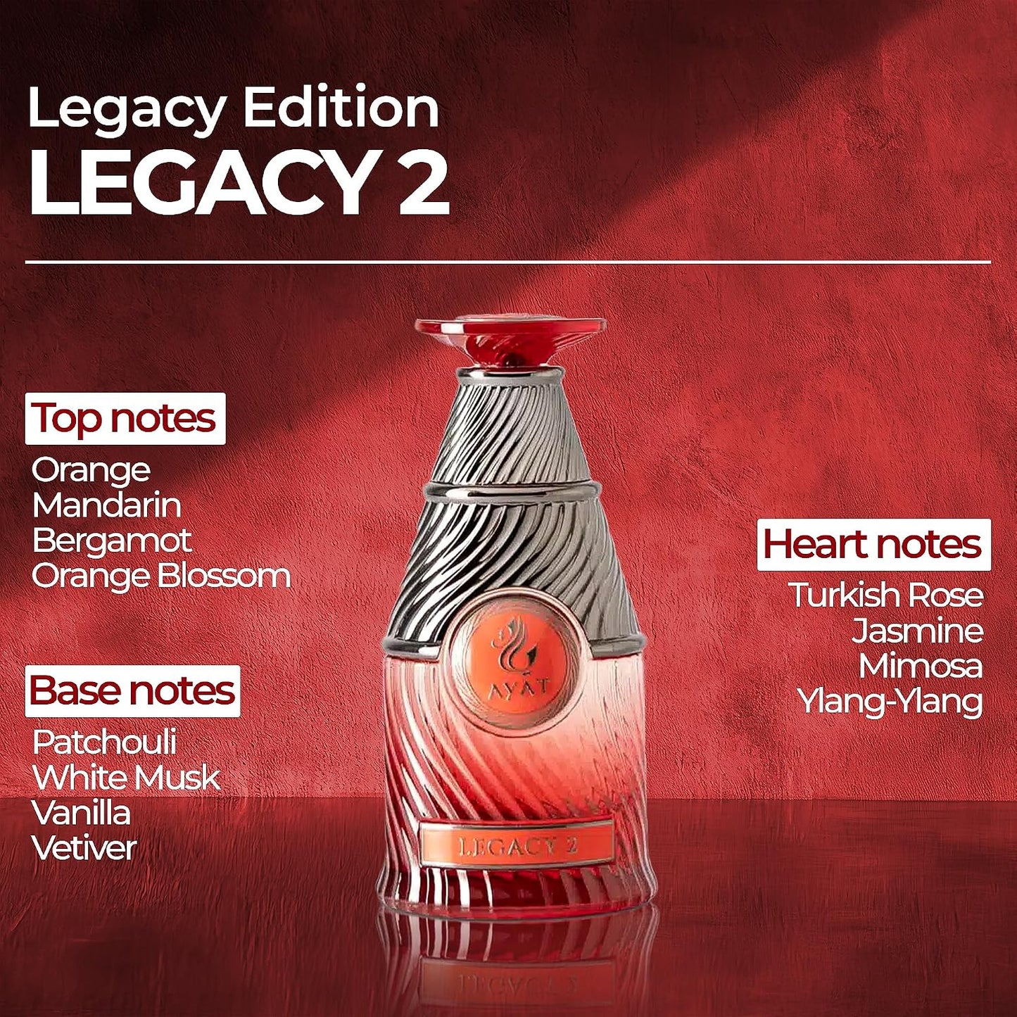 AYAT Perfumes – LEGACY Women’s Eau de Parfum (100 ml