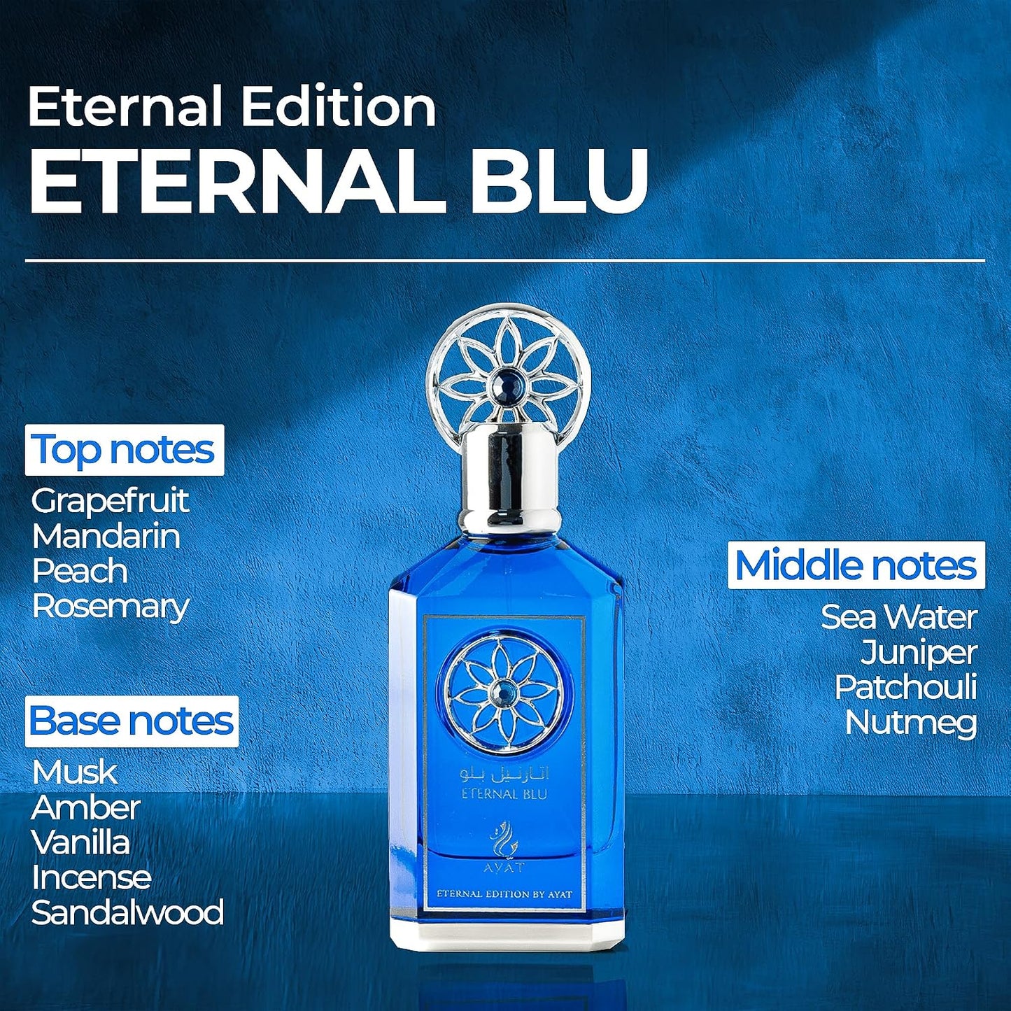 Ayat Perfumes - Arabic Perfumes Man Eternal Edition 100ml - Dubai EDP Long Lasting Fragrance
