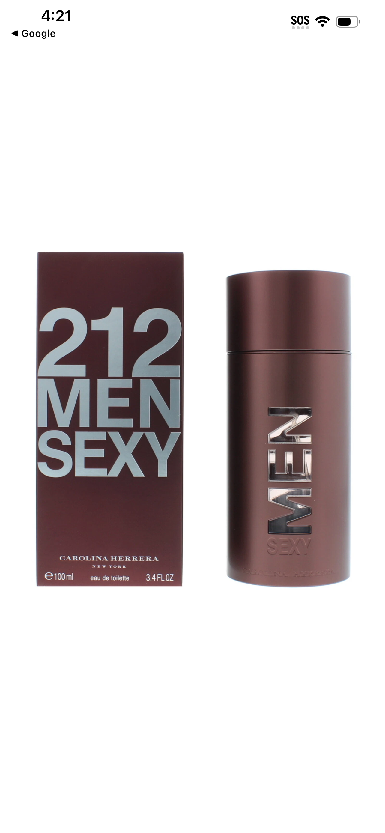 🌟 Carolina Herrera 212 Sexy EDT for Men – 3.4 oz / 100 ml