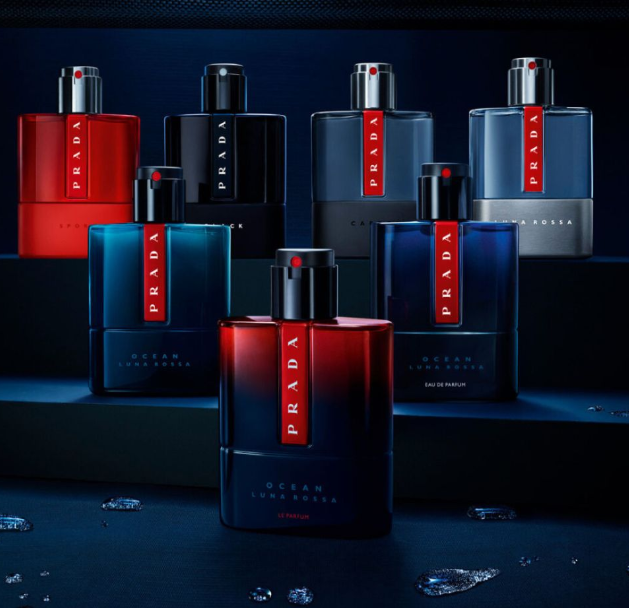 Prada Luna Rossa Black EDP Spray Men -3.4 oz