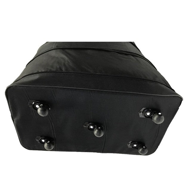 34" Expandable Wheeled Duffle Bag – Black