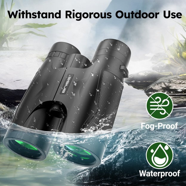 10x42 HD Professional Binoculars – Low Night Vision + BAK‑4 Prism