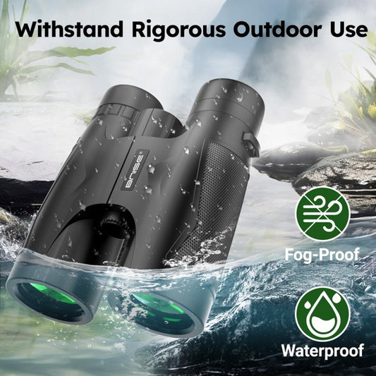 10x42 HD Professional Binoculars – Low Night Vision + BAK‑4 Prism