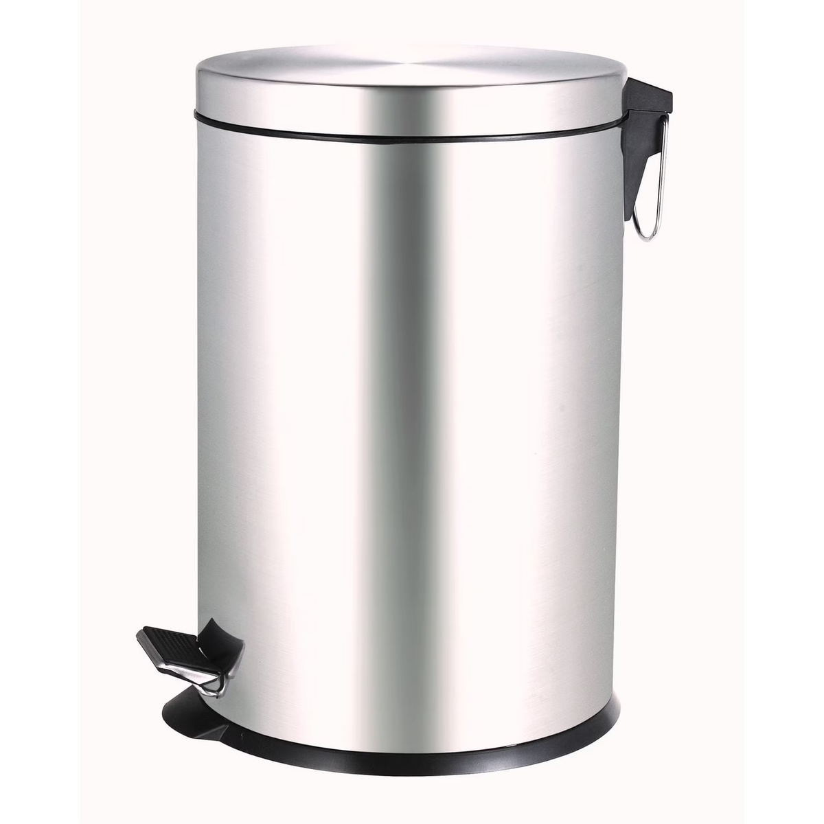 12-LITRE STAINLESS STEEL PEDAL GARBAGE BIN