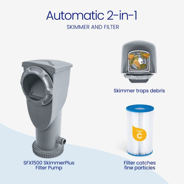 Funsicle SFX1500 SkimmerPlus Filter Pump