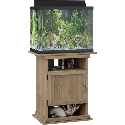 Flipper 10/20 Gallon Aquarium Stand, Rustic Oak