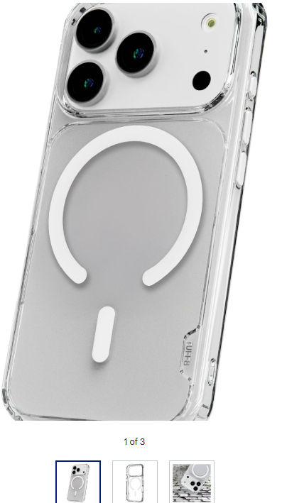 TUFF8 CLEAR HARD SHELL CASE WITH MAGSAFE – IPHONE 17 PRO