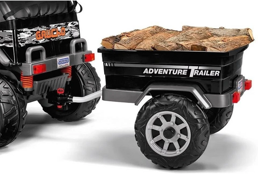 Peg Perego Adventure Trailer Ride On, Black
