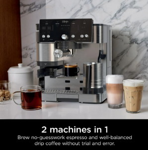 Ninja Luxe™ Café Essential Series 2-in-1 Espresso and Coffee Machine,