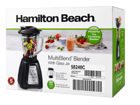 Hamilton Beach MultiBlend Blender – Glass Jar