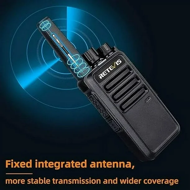 Retevis RT68 Walkie Talkies Rechargeable,Portable FRS Two-Way Radios for Adults,Heavy Duty 2 Way Radios Long Range,USB Charging Base,License Free Walkie Talkie for Road Trip Gifts Camping (2 Pack)