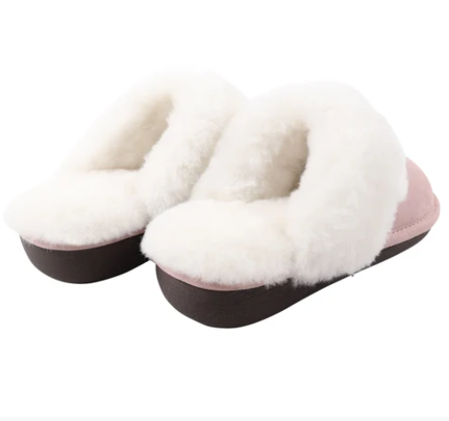 Nuknuuk Ladies Shearling Slippers – Pink