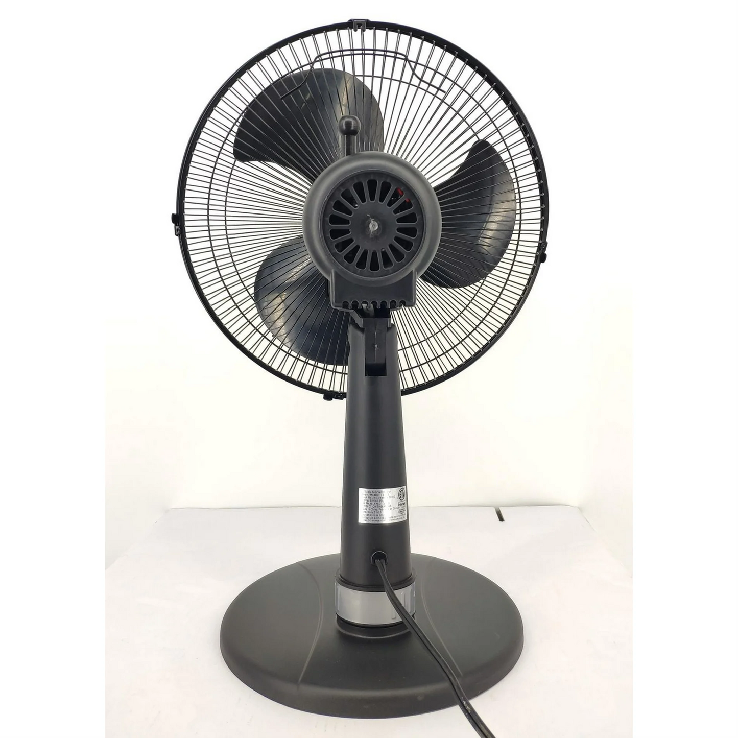 MAINSTAYS 12" Table Fan – Black