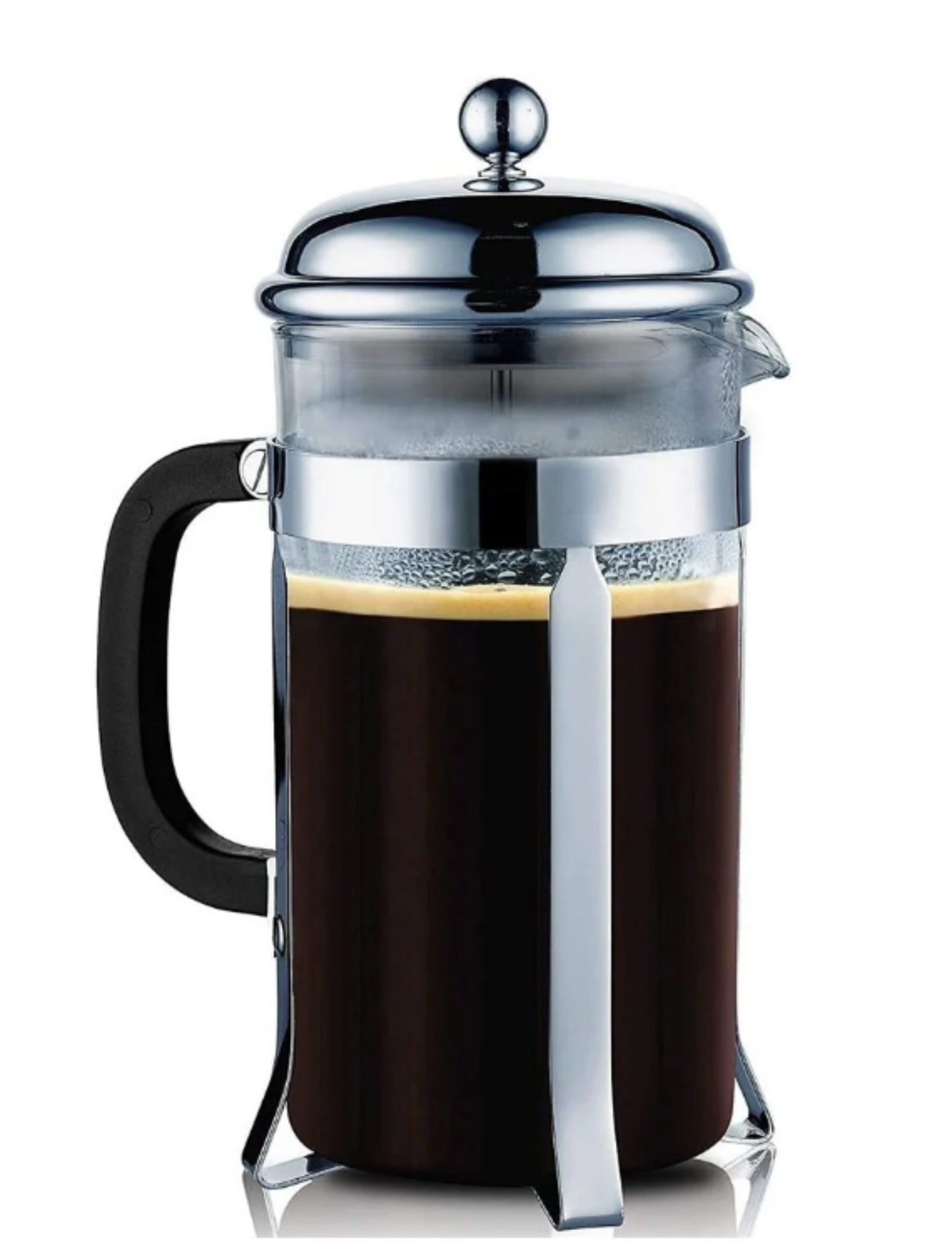 SterlingPro French Coffee Press 8 Cup (1 Liter, 34 oz), Chrome
