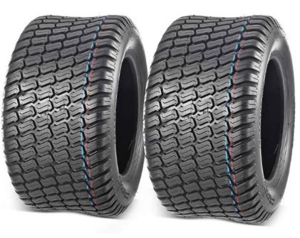 18x8.50‑8 NHS Tubeless Lawn Mower Replacement Tires – Set of 2
