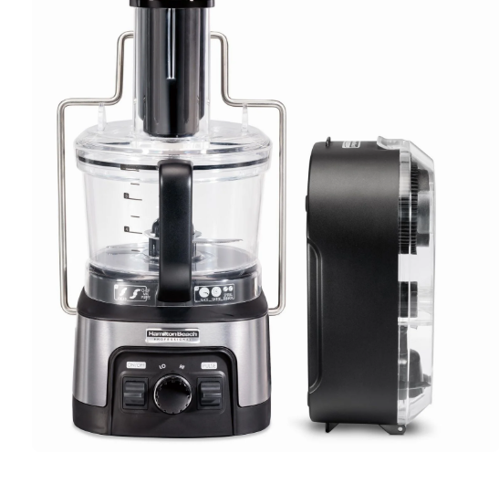Hamilton Beach Professional Spiralizing Stack & Snap™ Food Processor – 12 Cup, 450W