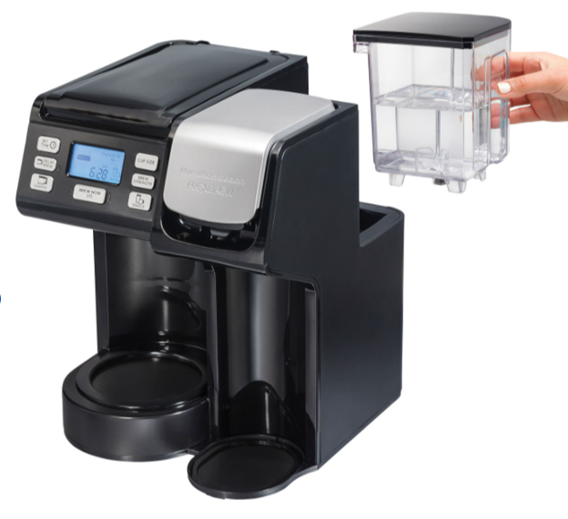 Hamilton Beach FlexBrew Trio Coffee Maker - 12-Cup - Black/Silver