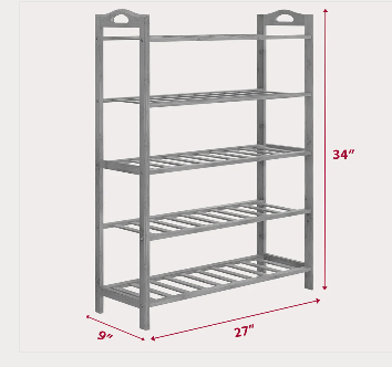 Bamboo Shoe Rack