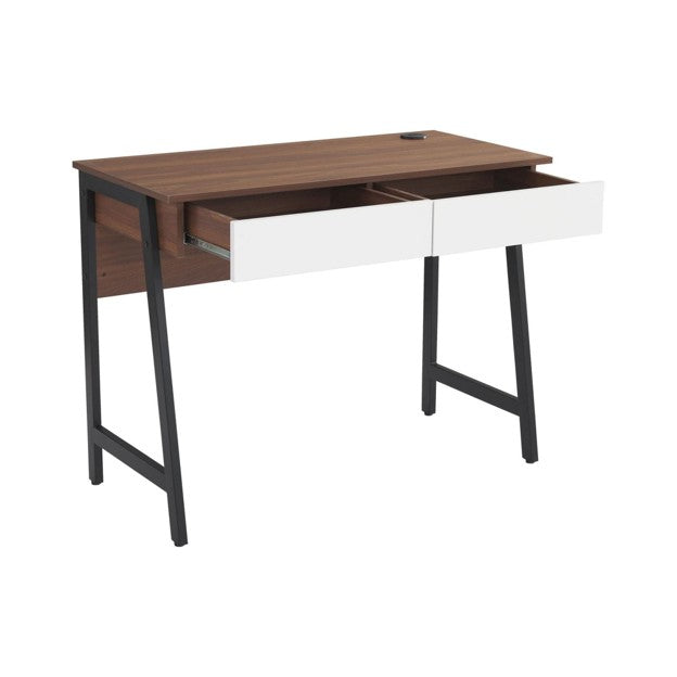 Computer Desk with USB Charger – 39.4" Study/Writing Table