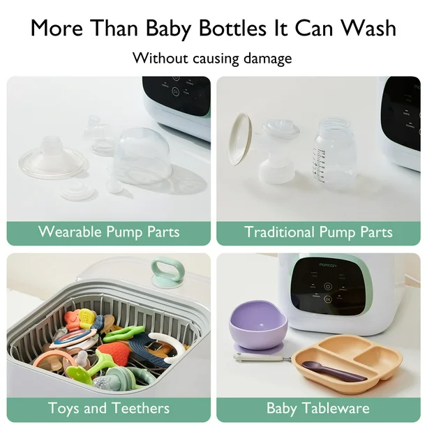 Momcozy KleanPal Pro Baby Bottle Washer, Sterilizer & Dryer Comb