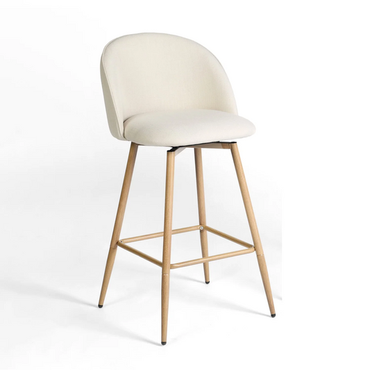 Homy Casa Set of 2 Modern Barstools – 26" Seat Height