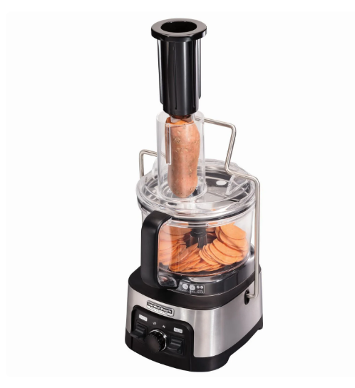 Hamilton Beach Professional Spiralizing Stack & Snap™ Food Processor – 12 Cup, 450W